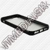 Olcsó iPhone 5-5S TPU case *Black-Transparent* (OEM) (IT8564)